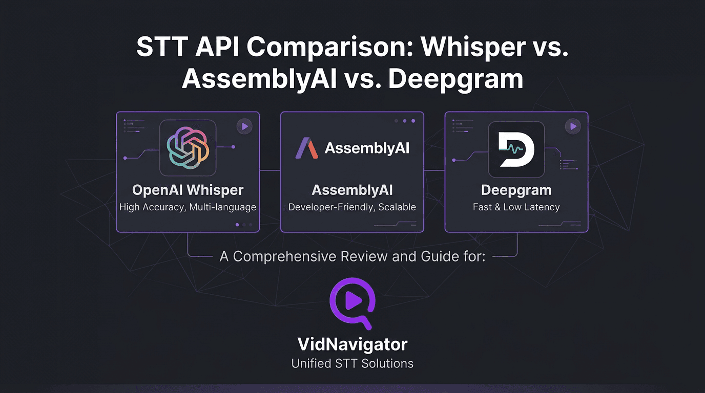 Side-by-side comparison of transcription APIs in 2026
