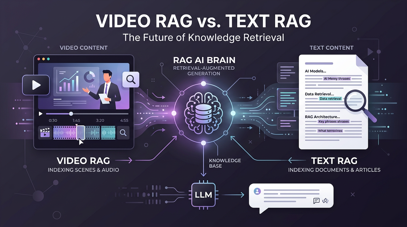 Video RAG vs. Text RAG: What Actually Changes and Why It Matters ...